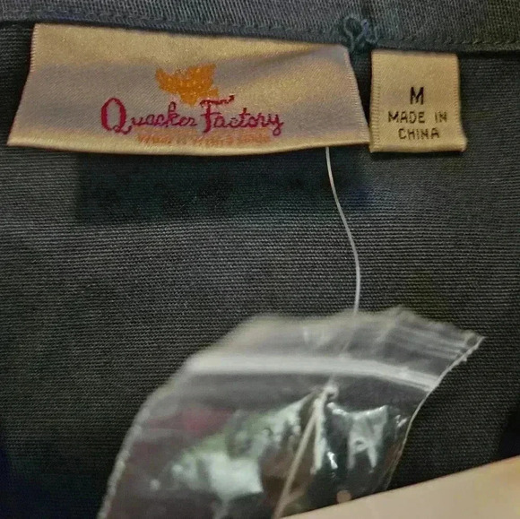 Quacker Factory Blue Rhinestone Country Bling Western Coquette Girl Sz M - Picture 4 of 6